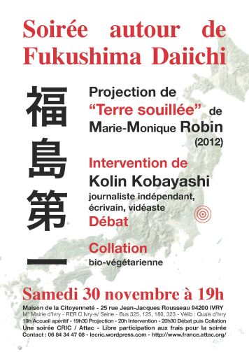 Soirée Fukushima 30-11-2013